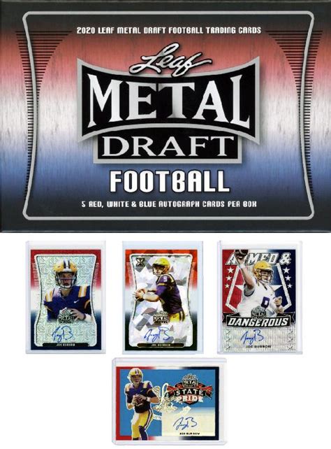 2020 leaf metal draft football hobby box|leaf metal draft checklist.